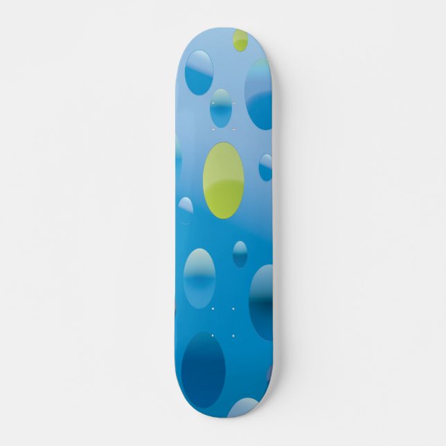 Skateboard Bulles océaniques (Devant)