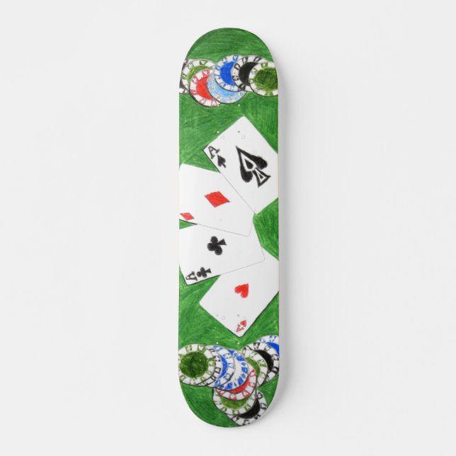 Skateboard Bureau de poker (Devant)
