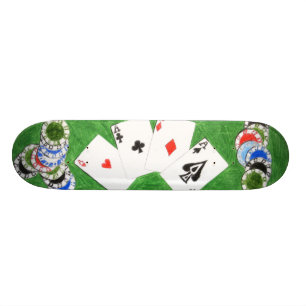 Skateboard Bureau de poker