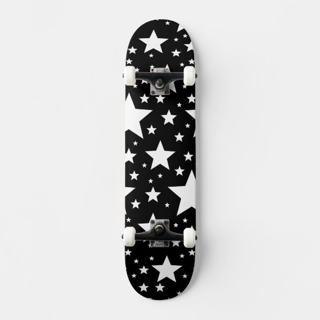 Skateboard BW Stars (Recto)