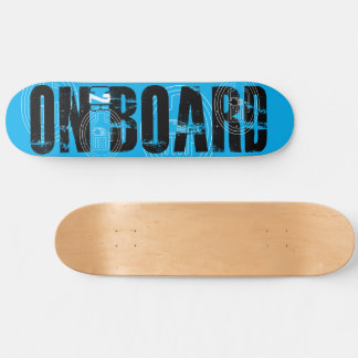 Skateboard C2B : À BORD D'UN Pont BLU 8 1/2"