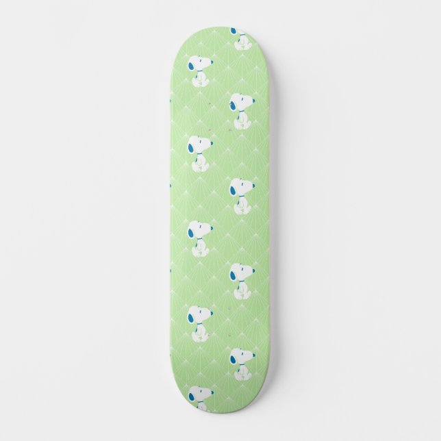 Skateboard cacahuètes | Snoopy Green Deco Dreams Motif (Recto)