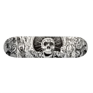 Skateboard Calavera Oaxaqueña par José Guadalupe Posada 190