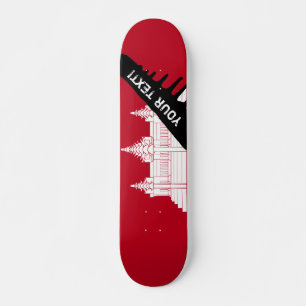 Skateboard Cambodia Flag