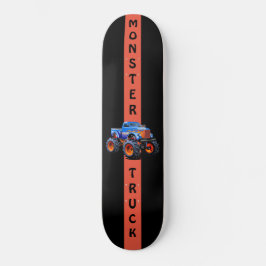 Skateboard Camion Monstre bleu et orange 8 1/8"