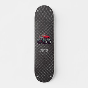 Skateboard Camion monstre rouge