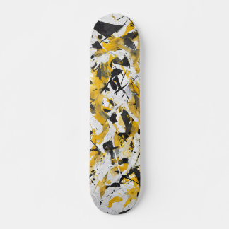 Skateboard Camo Urbain Jaune Gras