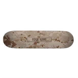 Skateboard Camouflage de désert de Digitals personnalisable