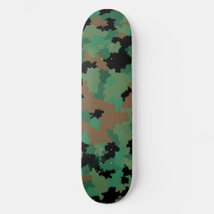 Skateboard Camouflage de la jungle verte de l'armée Design Mo