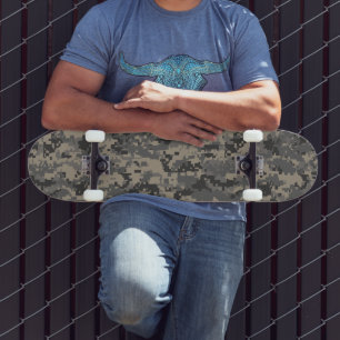 Skateboard Camouflage numérique armée pixel photo imprimé