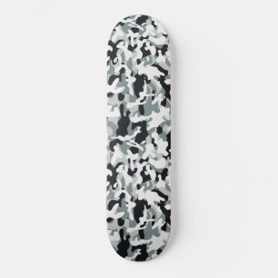 Skateboard Camouflage Poussière de Neige