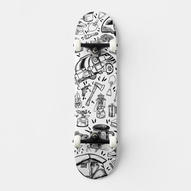 Skateboard Camping (Recto)