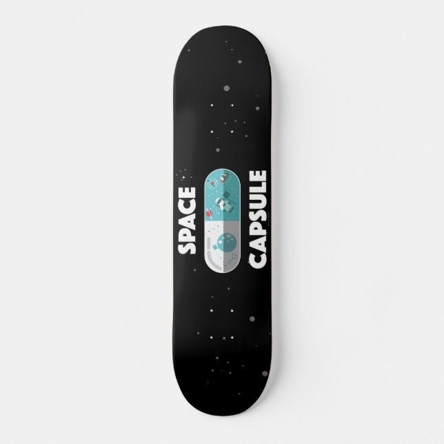 Skateboard Capsule d'espace (Recto)