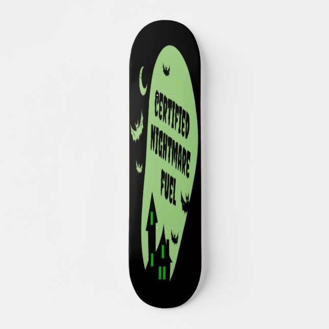 Skateboard carburant cauchemar certifié (Devant)