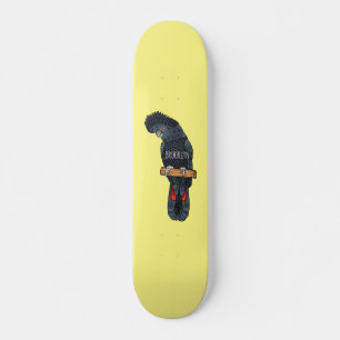 Skateboard Caricature d'oiseau à queue rouge