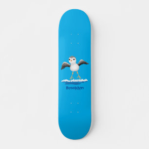 Skateboard Caricature en bécasseau mignon