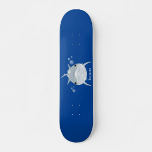 Skateboard Caricature joli dauphin kawaii kawaii