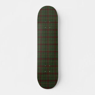 Skateboard Carreaux rouge et vert rustiques et robustes pour