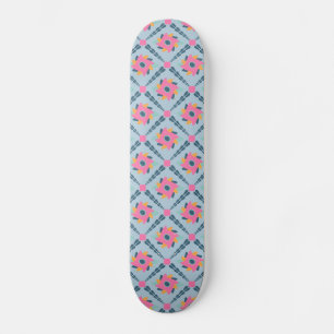 Skateboard Carrelage décoratif coloré