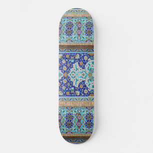 Skateboard Carrelage peint en Perse