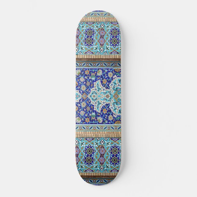Skateboard Carrelage peint en Perse (Recto)