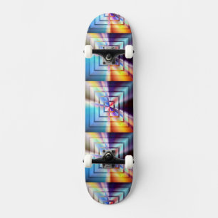 Skateboard Carrés brillants