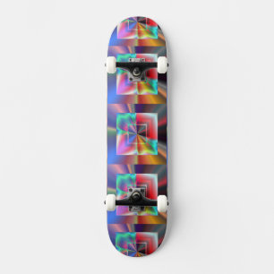 Skateboard Carrés brillants