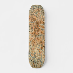 Skateboard Carte 1909 d'Adirondacks du guide du voyage du Bae