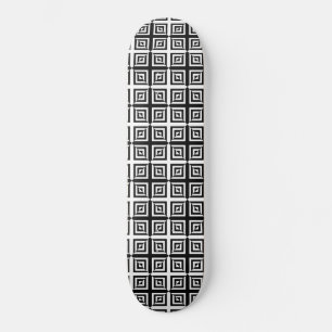 Skateboard carte à carreaux optiques