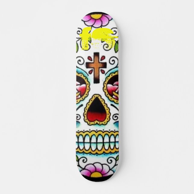 Skateboard Carte à crâne à sucre FS (Devant)