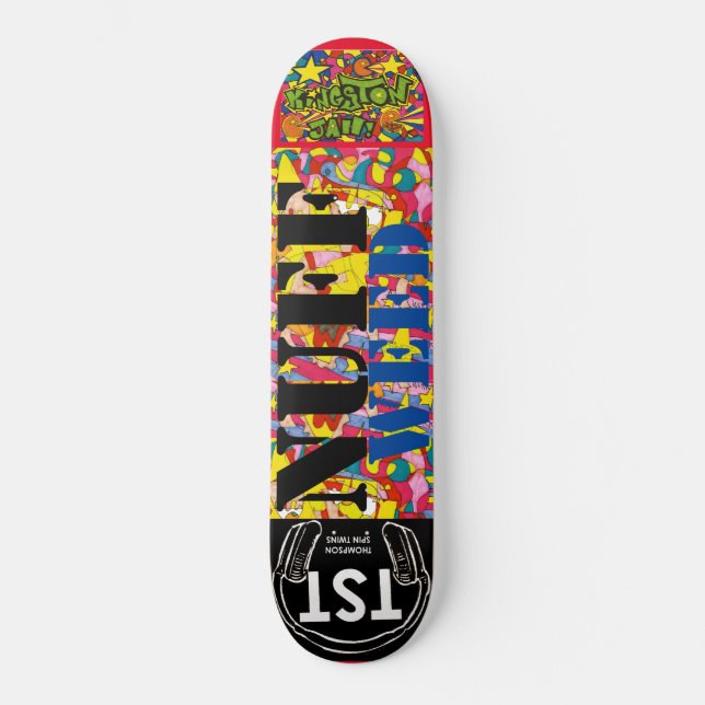 Skateboard Carte à roulettes NUFF (Recto)