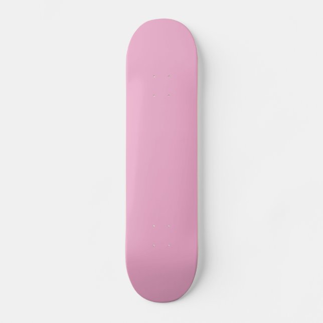 Skateboard Carte à roulettes Solid Pastel Pink (Recto)