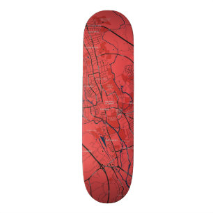 SKATEBOARD CARTE BRITANNIQUE D'ENSEMBLE D'UNIVERSITÉ D'OXFOR