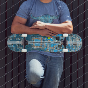 Skateboard Carte de circuit imprimé PCB Bleue personnalisée p