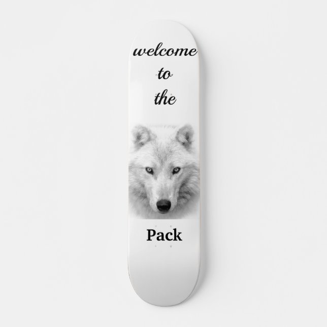 Skateboard Carte de Patinage Whitefang (Devant)