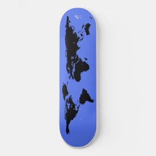 Skateboard Carte du monde