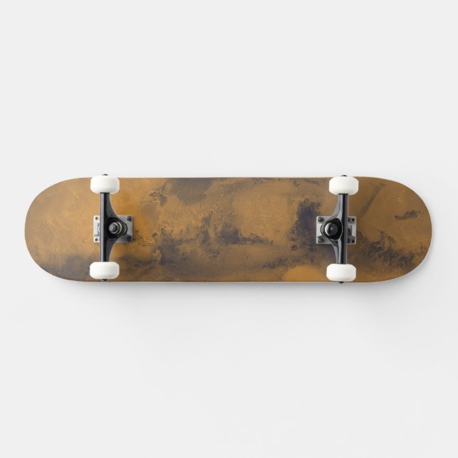 Skateboard Carte du monde de Mars Red Planet par satellite (Horz)