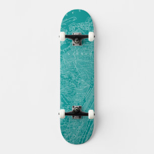 Skateboard Carte graphique de New York