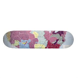 SKATEBOARD CARTE : INDIENS D'AMERIQUE