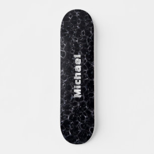 Skateboard Carte noire personnalisée
