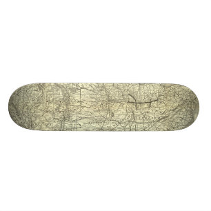 Skateboard Carte Ohio et chemin de fer du Mississippi