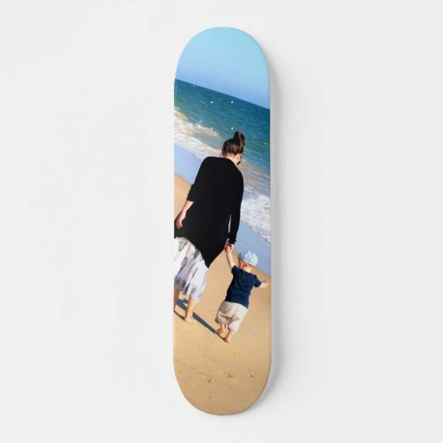 Skateboard Carte photo personnalisée avec votre conception de (Devant)