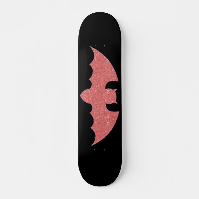Skateboard Carte Pro personnalisée Bat Zero Element (Devant)