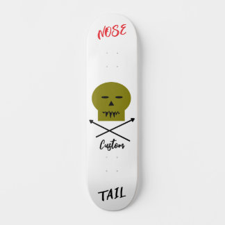 Skateboard Carte Skull et Cross-deck personnalisable