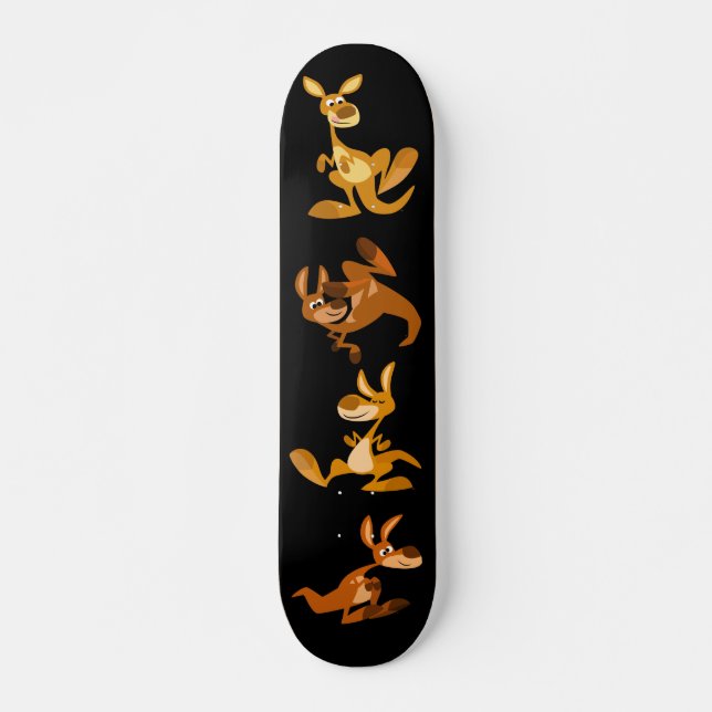 Skateboard Cartographie de Cute Bbony Kangaroos (Devant)