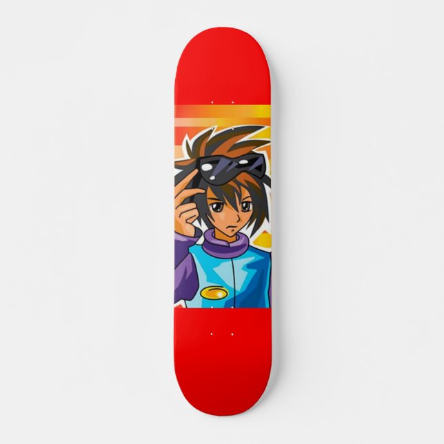 Skateboard Carton d'art asiatique (Devant)