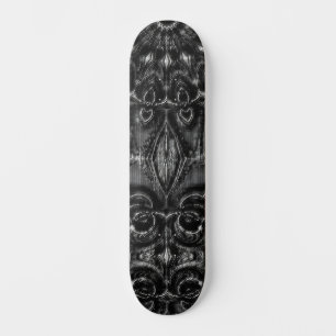Skateboard Carton de Ski Mandala Charcoal
