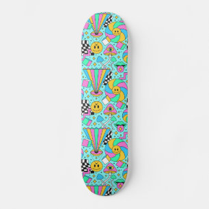 Skateboard Carton d'illustration mignonne