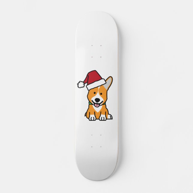 Skateboard Casquette de Père Noël de Noël de Gallois de (Recto)