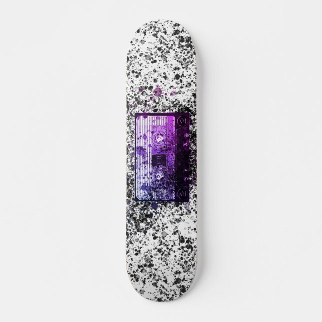 Skateboard Cassette audio rétro (Devant)